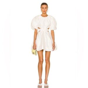 NWT Aje Mimosa Psychedelia Cutout
Mini Dress Ivory